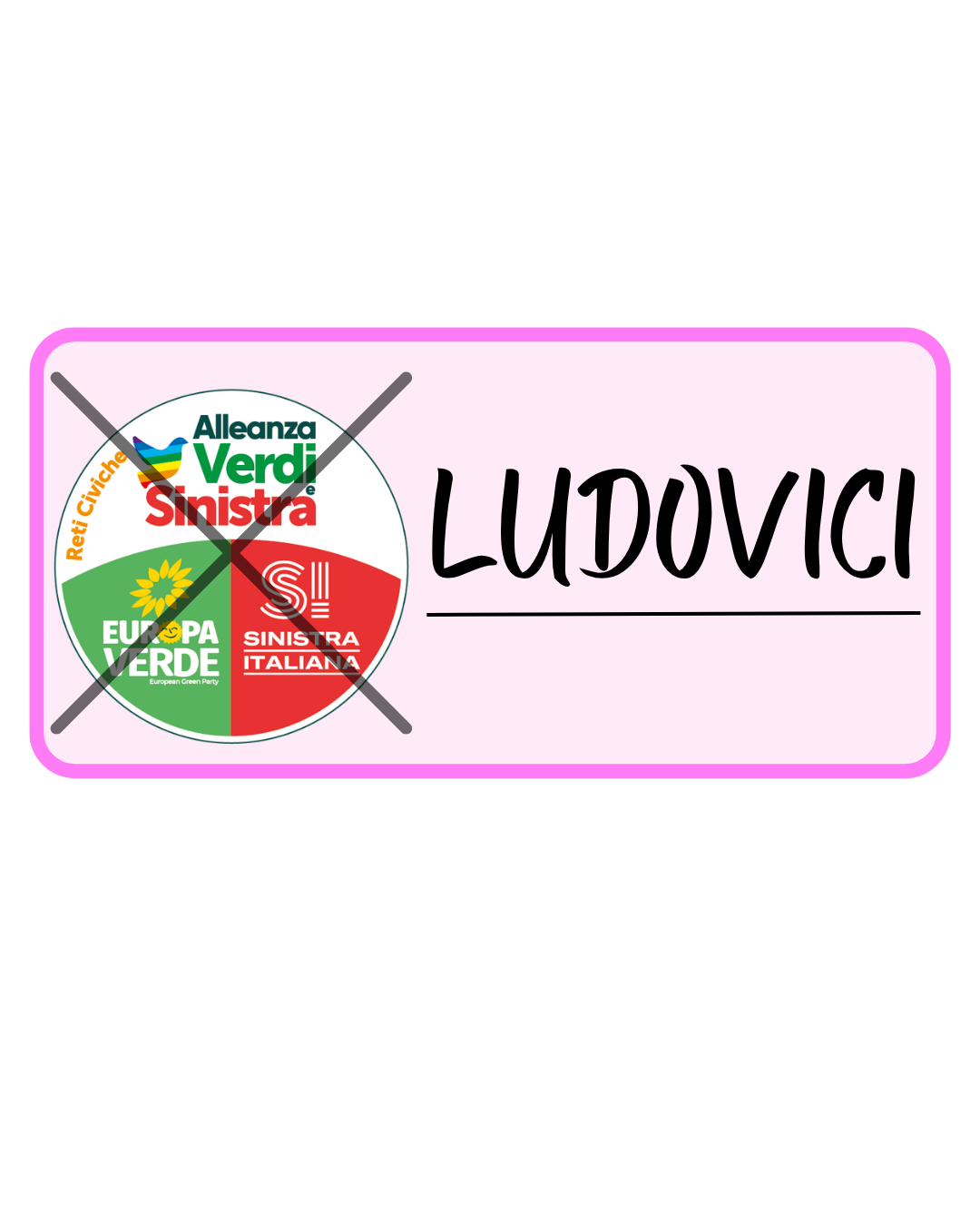 Facsimile scheda rosa Municipalità
